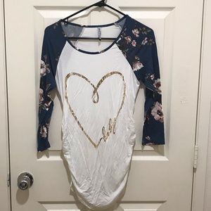 Cute maternity shirt